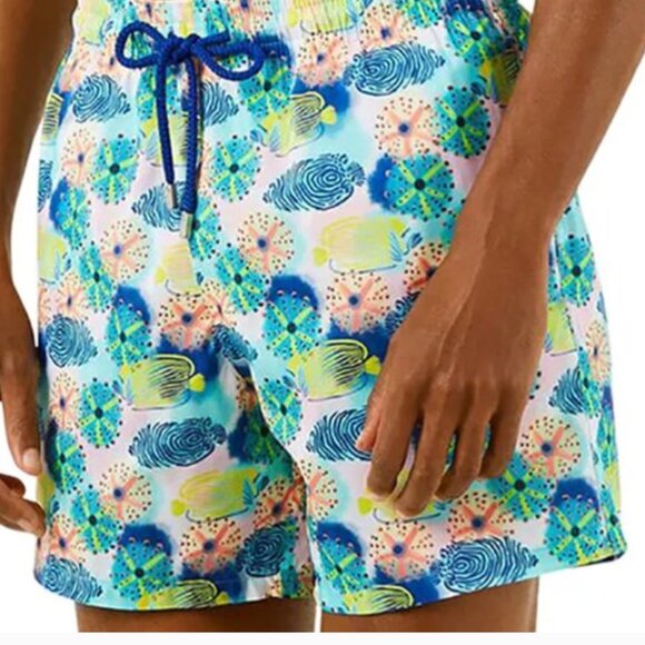 Vilebrequin Okohina Reef Paradise Sea Urchin Fish Print Swim Trunks NWT - Picture 3 of 6